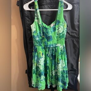 ASOS Green and Blue Floral Dress